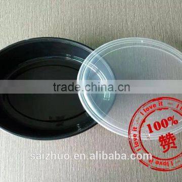 Oval Shape 2-compartment Meal Prep Disposable Plastic Food Container Microwave Safe and Freeze photo-4