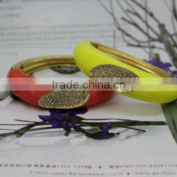 ZB003 multi- colors zinc alloy brass bangle