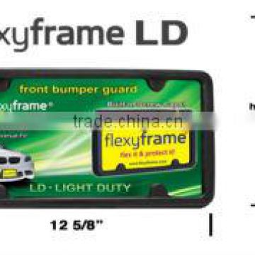 Flexyframe Light Duty License Plate Frame Bumper Guard