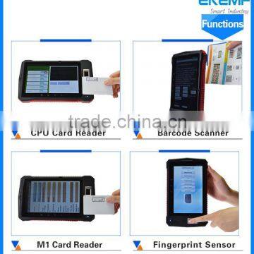 Quick Speed Fingerprint Verification Biometric Rugged Tablet