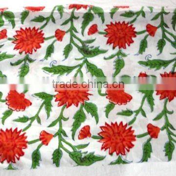 RTHCF-18 abstract Floral Designer Export Quality fabric Wooden block printed cotton Indian Traditional manufacturer Suppliers