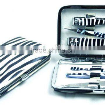 6 pcs Mini Size Travel Manicure Set Personal Care Manicure Set In PU Box