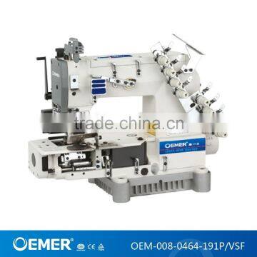 OEM-008-0464-191P/VSF 4 needle chain stitch cylinder bed multi needle shirt fronting industrial sewing machine