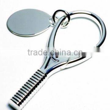 Promotional Wholesale Custom Tennis Racket metal Keychains