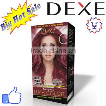 light copper brown hair color cream with Dexe high profit margin product for hair color dye