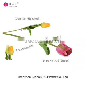 Hot Sale Natural Looking/Real Touch PU Artificial Tulip