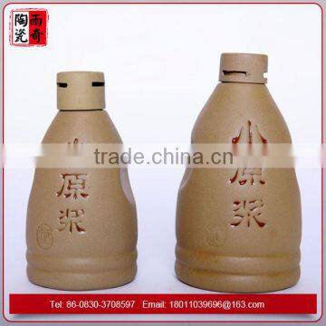 high quality unique chinese characteristic ceramic bottle