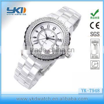 Couple watch alloy band and case Quartz Wrist Watch