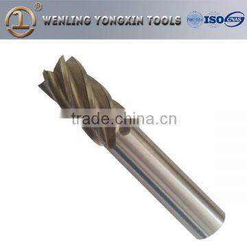 HSS End mills with straight shank, super hard end mill for Aluminium Alloy