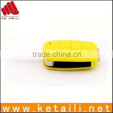 Wholesale yellow silicone car key cover for car keys