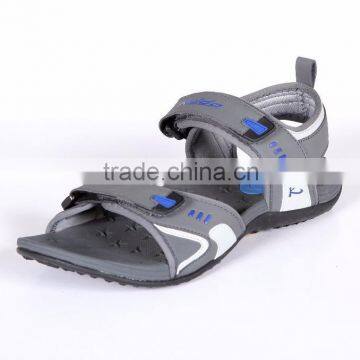 Flat rubber sole comfortable PU upper sport sandals shoes men sandals