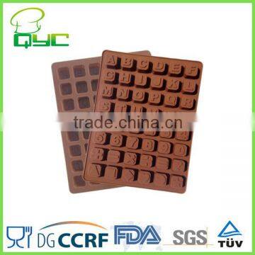 Non-stick Silicone 48 Hole Letter Shaped Chocolate Candy Soap Mould