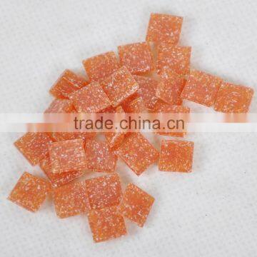 Orange Color mosaic glass chips