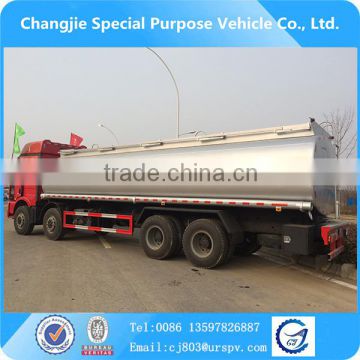 New condition FAW 8x4 oil transportation tank truck,fuel tank truck