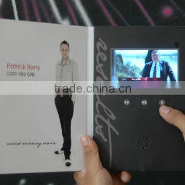 Gloss Finish 7 Inch Lcd Post Brochure for Propaganda