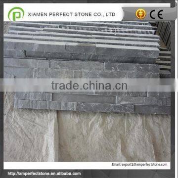 Grey cultured stone wall cladding