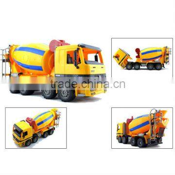 Newest Free Wheel Plastic Concrete Mixer Truck Toy for Sale