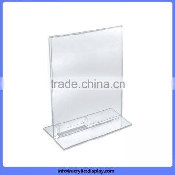 China Manufacture Hot Sale Promotion Elegant Acrylic Sign Holder Block