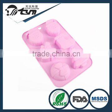 China Factory Price BPA Free Different Shape Silicone Baking Molds