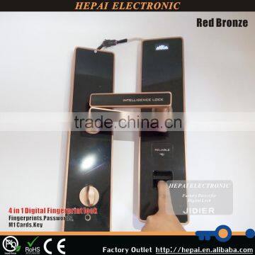 High Quality Profesional Manufactory Realiable fingerprint biometric door lock