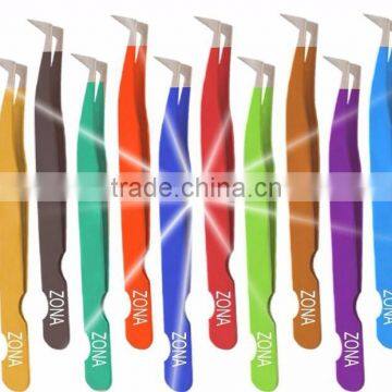 Volume Lash Pick Up Tweezers With Perfect Closure / Get Eyelash Extension Tweezers Under Custom Logo From ZONA