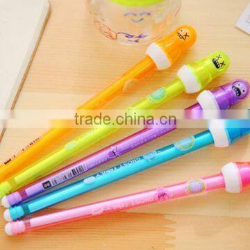 best promotional gifts DIY creative stationery kids personalized Novelty roller gel pen cartoon animal emoji cap ball point pen