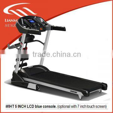 easy fold up treadmill healthy equipment with 7 inch touch screen factory directly with wholeslae price