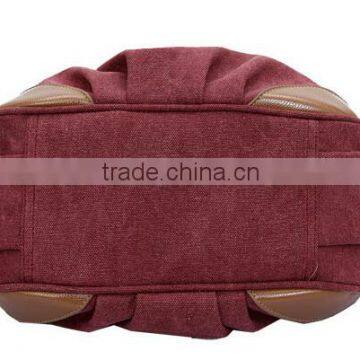 Wholesale Custom Canvas Lady Handbags With Leather photo-5