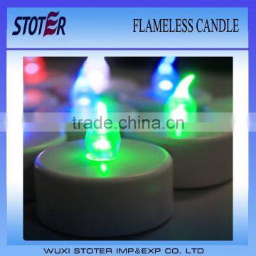 LED flameless candle with timer