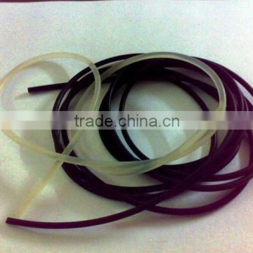 High quality black silicone rope