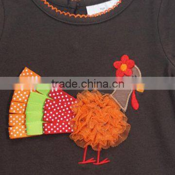 Children Girls, Thanksgiving, Cotton Remake Clothing Turkey photo-3