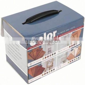 Cardboard tableware packaging box