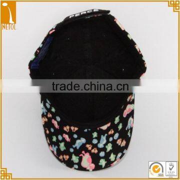 6 Panel Floral Sports Style Children Baseball Caps photo-3