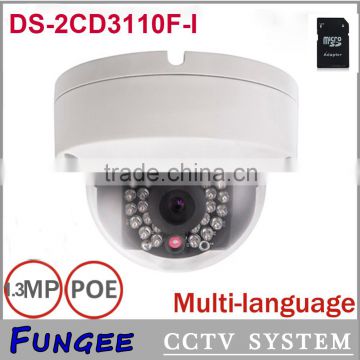 China Shenzhen wholesale dome type POE Waterproof outdoor surveillance system IP camera with SD card