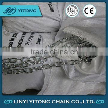 Small MOQ China Exporter British Type 5mm Short Link Chain