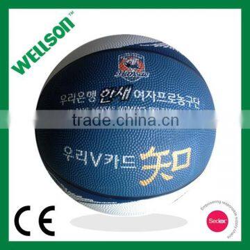 Korea team sports outdoor rubber basketball