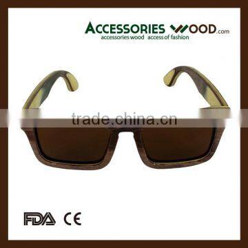 Wholesale high quality Wood Mens Sunglasses Real Wood Handcrafted Sunglasses