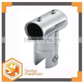 Bathroom 3 Way Stainless Steel Tube Pipe Connector ,round Pipe Clamp Hinges photo-3