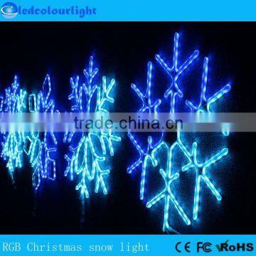 2016 Christmas festial RGB full color LED snow lights