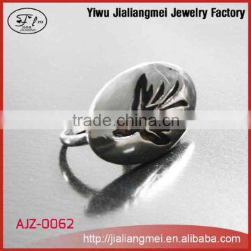 Wholesale Beautiful Elegant Carving Birds Silver Plated Fashion Finger Ring
