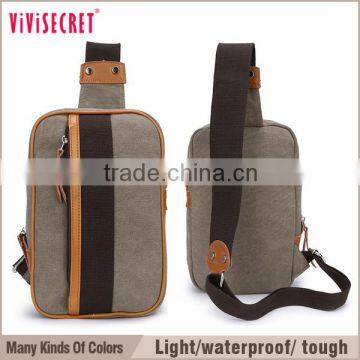 Vivisecret Canvas Sport Bag Sling Pack for Men photo-5