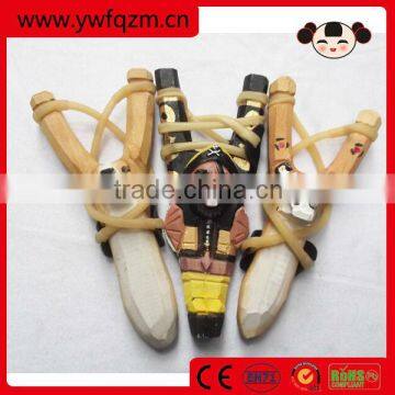 Wood Craving Hand Engraving Wooden Slingshot