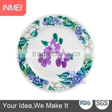 sublimation plate printing 8" for dinner