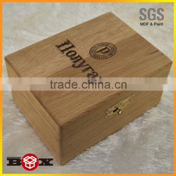 engraved logo recycled unfinished wooden boxes wholesale