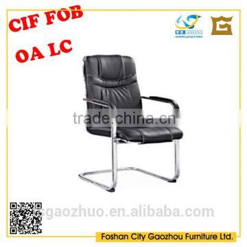 Synthetic Executive chair with chrome base