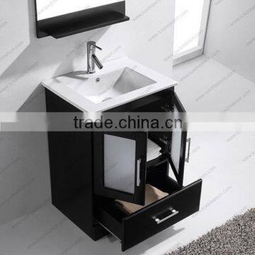 30" Single Espresso Bathroom Vanity With Ceramic Sink photo-5