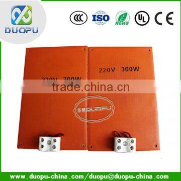 Thin film waterproof silicone rubber heating mat duopu