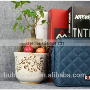 Blue 32 Capacity 230D Space Twill PVC Fabric DVD Case CD Holder Personalized cd Case Multi Disc Dvd Cases photo-4