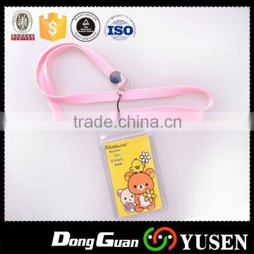 Cheap Price High Quality Fashion Hot Selling Pink Lanyard With Metal Hook photo-2