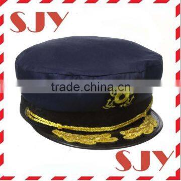 High Quality Custom Embroidery Captain Sailor Hat